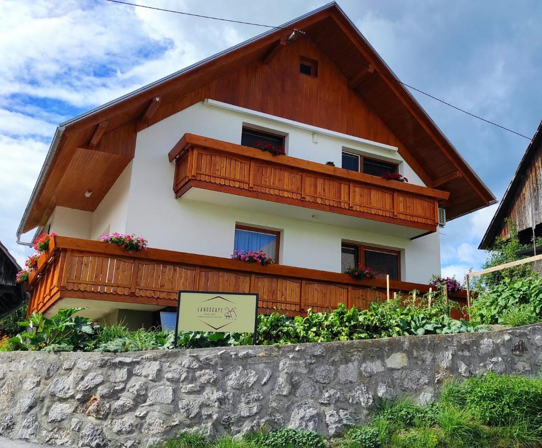Apartment Landscape - New Modern Apartment Near Bled Zgornje Gorje Exterior photo